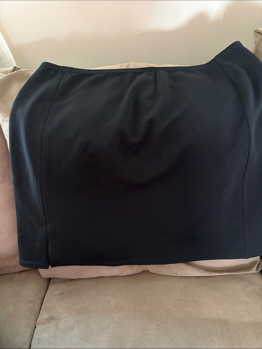 Women's Black Mini Pencil Skirt